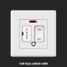 13A fuse switch with With Spray - painted White Plastic 13A fuse switch with With Spray - painted White Plastic