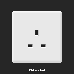 13A socket with With Ultra-thin White Plastic 13A socket with With Ultra-thin White Plastic