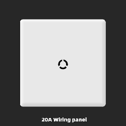 20A Wiring panel With Ultra-thin White Plastic