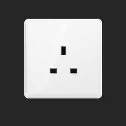 13A socket with neon