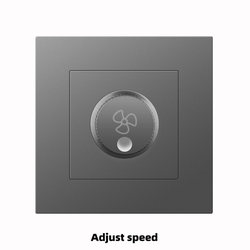 Adjust speed With Spray Painted Plastic Plate