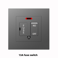 13A fuse With Spray Painted Plastic Plate