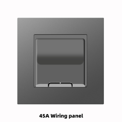 45A Wiring panel With Spray Painted Plastic Plate