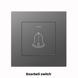 Doorbell switch With Spray Painted Plastic Plate