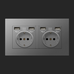 146 Europe USB socket With Spray Painted Plastic Plate 146 Europe USB socket With Spray Painted Plastic Plate