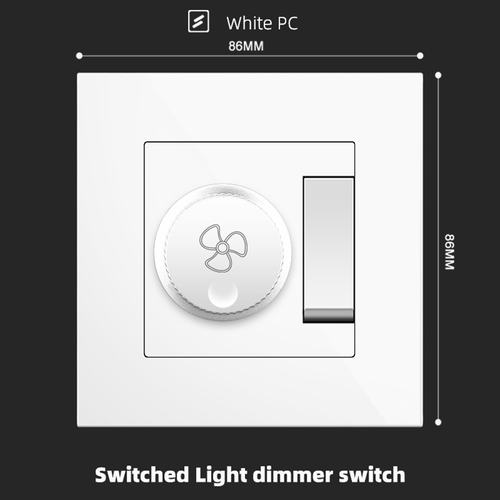 Switched Adjust speed With Spray Painted Plastic White Plate Switched Adjust speed With Spray Painted Plastic White Plate