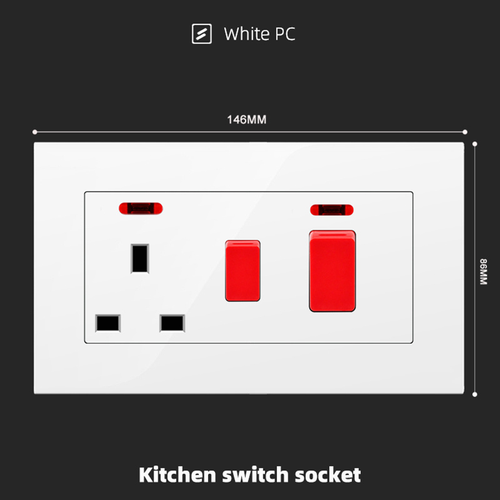 Kitchen switch With Spray Painted Plastic White Plate Kitchen switch With Spray Painted Plastic White Plate