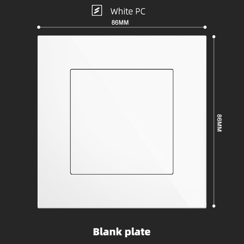 Blank plate With Spray Painted Plastic White Plate