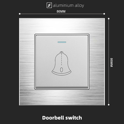 Doorbell switch With Aluminium Alloy Plate