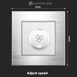 Adjust speed With Aluminium Alloy Plate