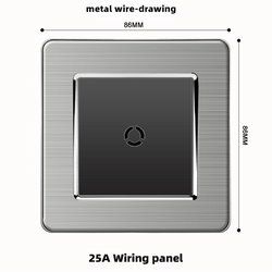 20A Wiring panel With Stainless Steel Plate